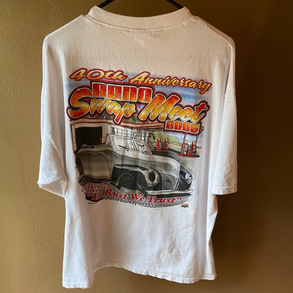 Vintage White Henley - Picture 1 of 6